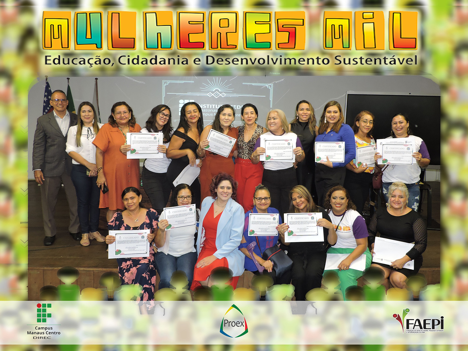 Cerimônia de Certificação das alunas do Programa Mulheres Mil