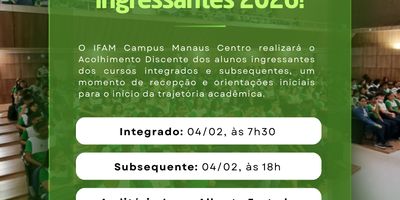 Acolhimento Discente - IFAM CMC 2026