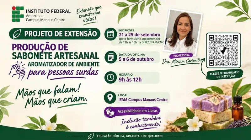 IFAM CMC promove oficina de Cosmética Inclusiva