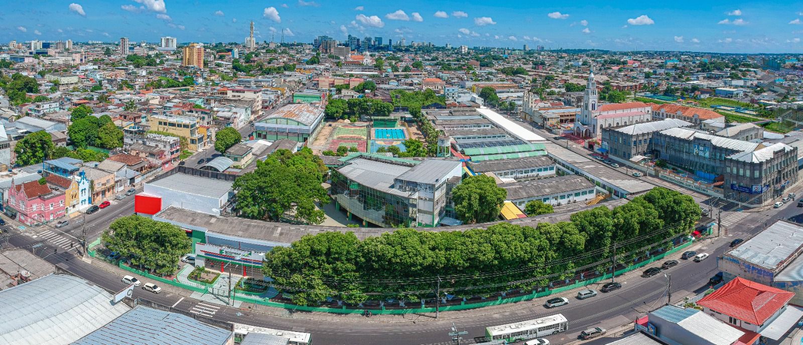 Foto aérea do IFAM CMC