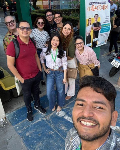 Foto 4. Avaliadores na presença dos Coordenadores das Feiras de Ciências os Professores Marcos Baraúna e Rosivaldo Moreira.